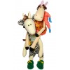 Giraffe Jerry & horse Adele